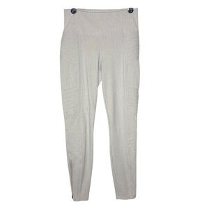 Athleta Delancy Textured Moto Tight Legging Gray Size Small